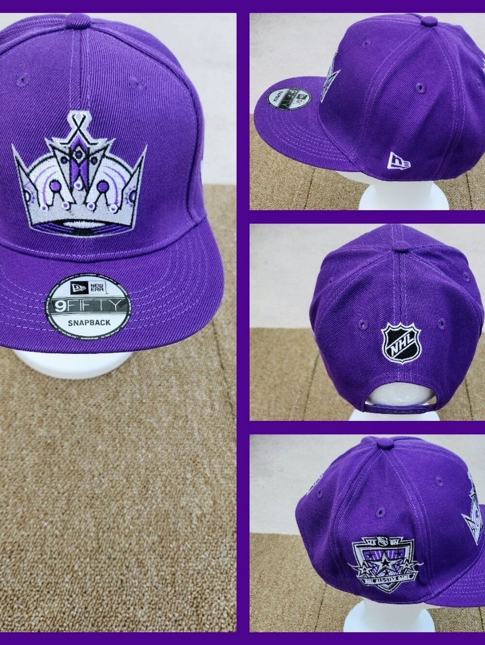LOS ANGELES KINGS NHL HOCKEY SNAPBACK HAT.